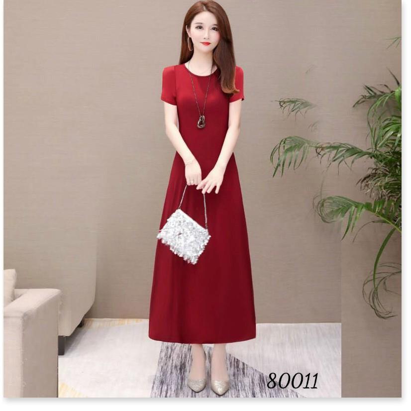 ĐẦM ĐŨI QUÃNG CHÂU,CHẤT LIỆU THOÁNG MÁT,HỌA TIẾT TRƠN NHƯNG KHÔNG KÉM PHẦN SANG TRỌNG THỜI TRANG VINA 1HIT FASHION