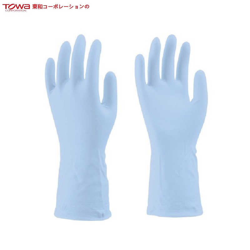 Đôi găng tay cao su Nhật Bản Towa 100% cao su tự nhiên cao cấp mềm, dai, bền đẹp & không mùi