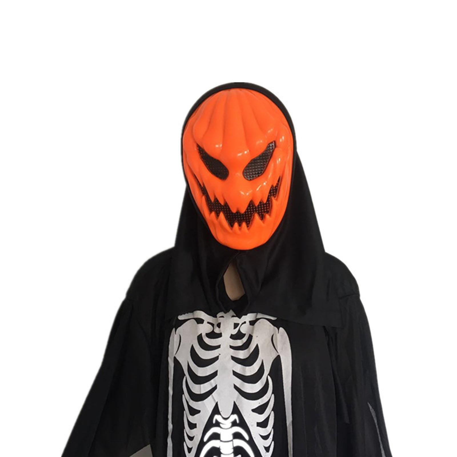 Halloween Pumpkin Head Props Full Face Cover for Fancy Dress Masquerade