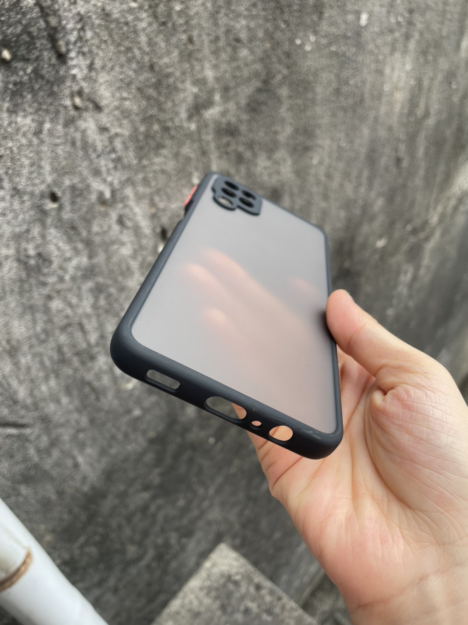 Ốp lưng nhám mờ cho Samsung Galaxy A12 chống sốc, bảo vệ Camera