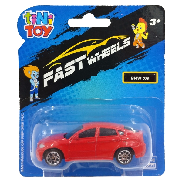 Đồ Chơi Xe Tốc Độ FastWheels 3 Inch - 342000S - BMW X6 - Màu Đỏ