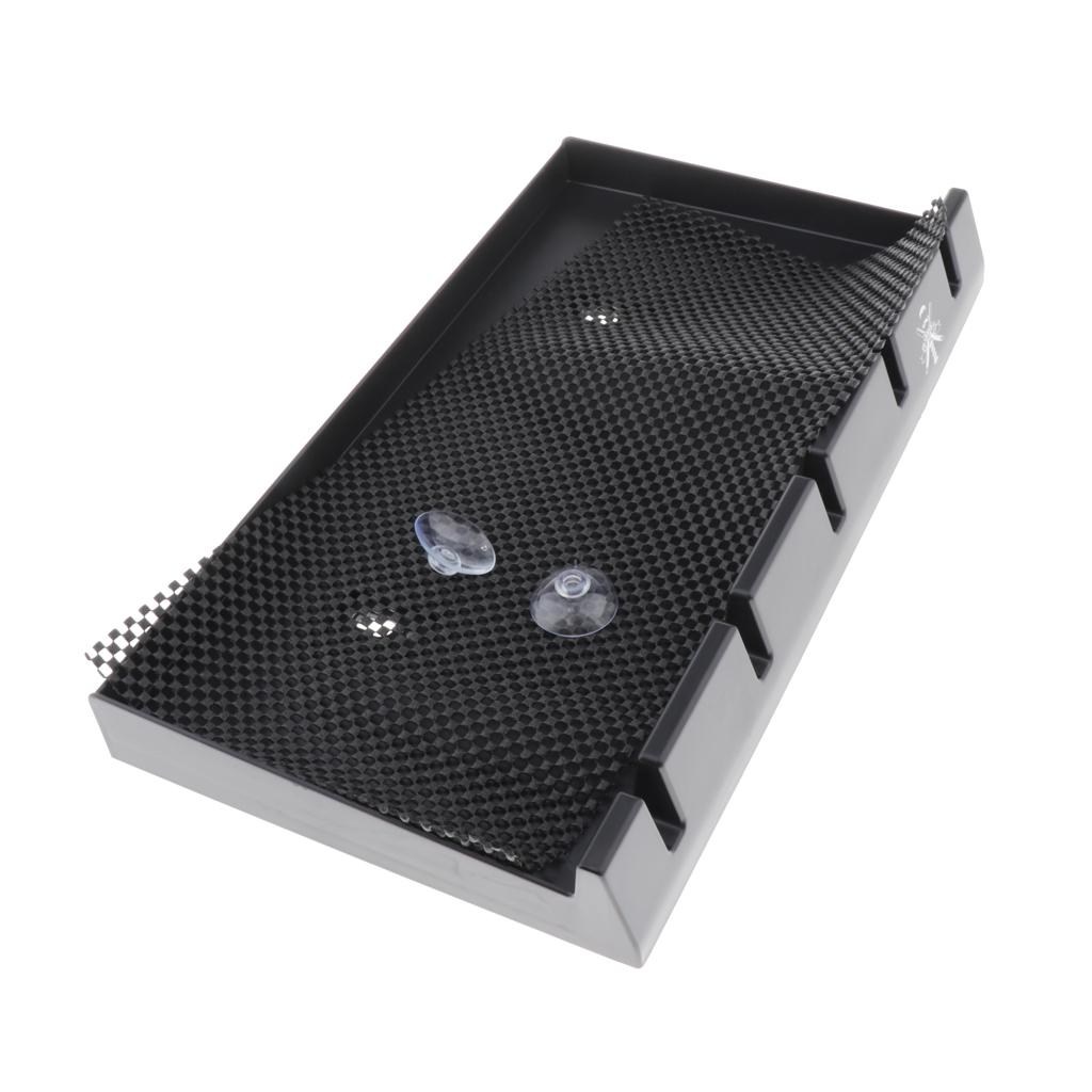 4/5 Spaces Barber  Tray Anti-slip Brush Curler Organizer Holder Stand