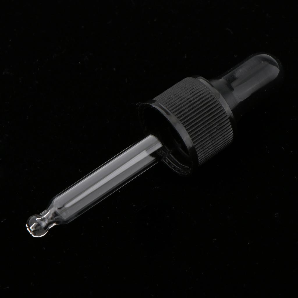 24x Glass Refill Eye Dropper Bottles Essential Oil Perfume Pipette Vials