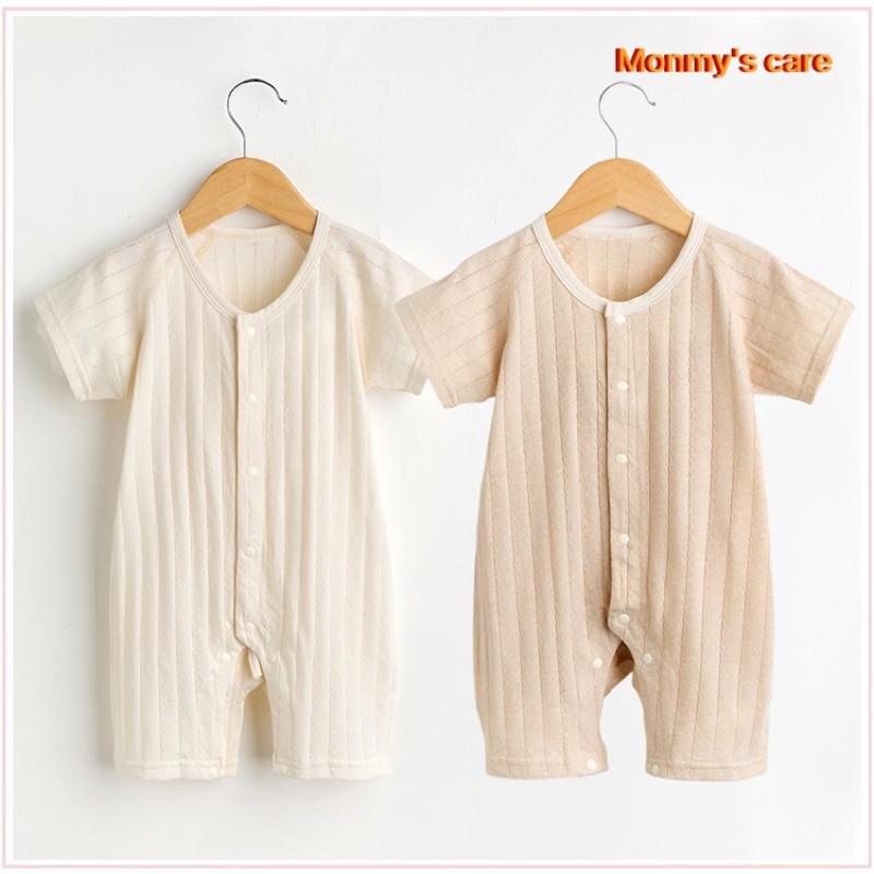 Body đùi 100% cotton hữu cơ tự nhiên MOMMY'SCARE cho bé 0-24M