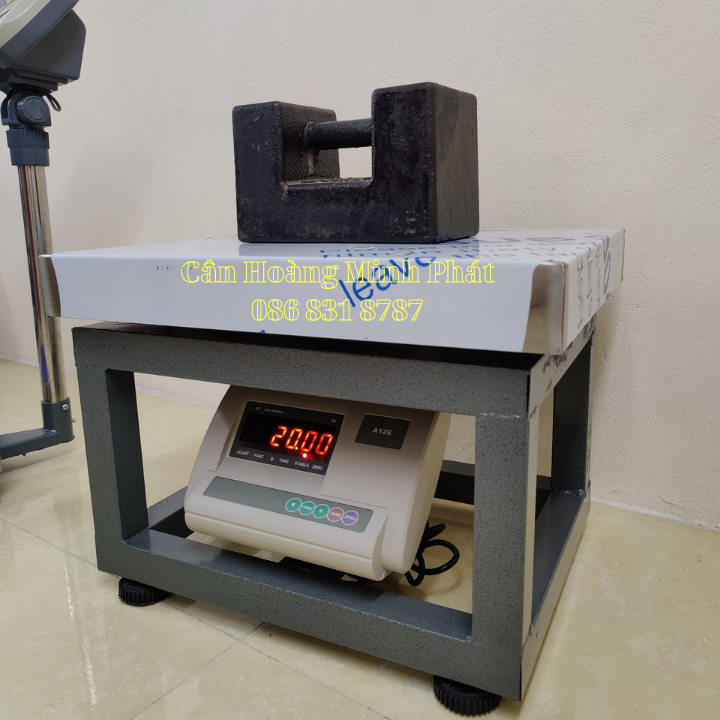 Cân Điện Tử Công Nghiệp 300kg A12E Đài Loan. Bàn Cân INOX cm. Dùng Cho Nhà Máy, Công Xưởng, Nhà Hàng