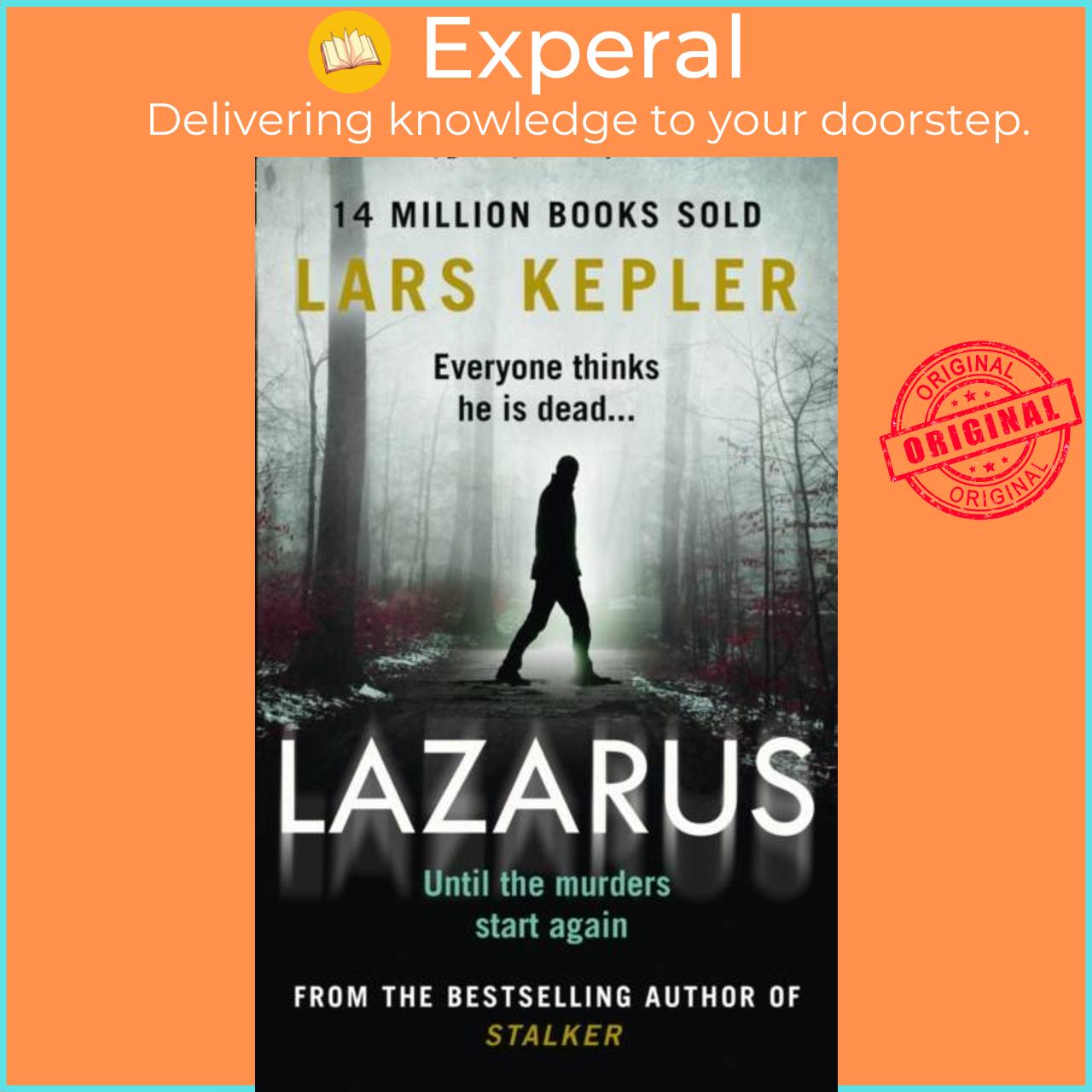 Sách - Lazarus by Lars Kepler (UK edition, paperback)