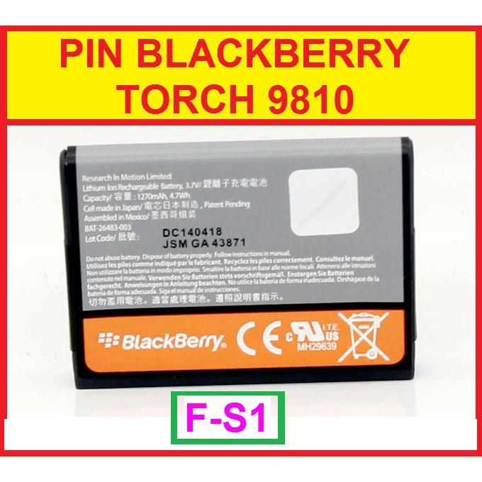 PIN thay thế dành cho blackberry 9800/9810  BATTERYF-S1 - hàng nhập khẩu