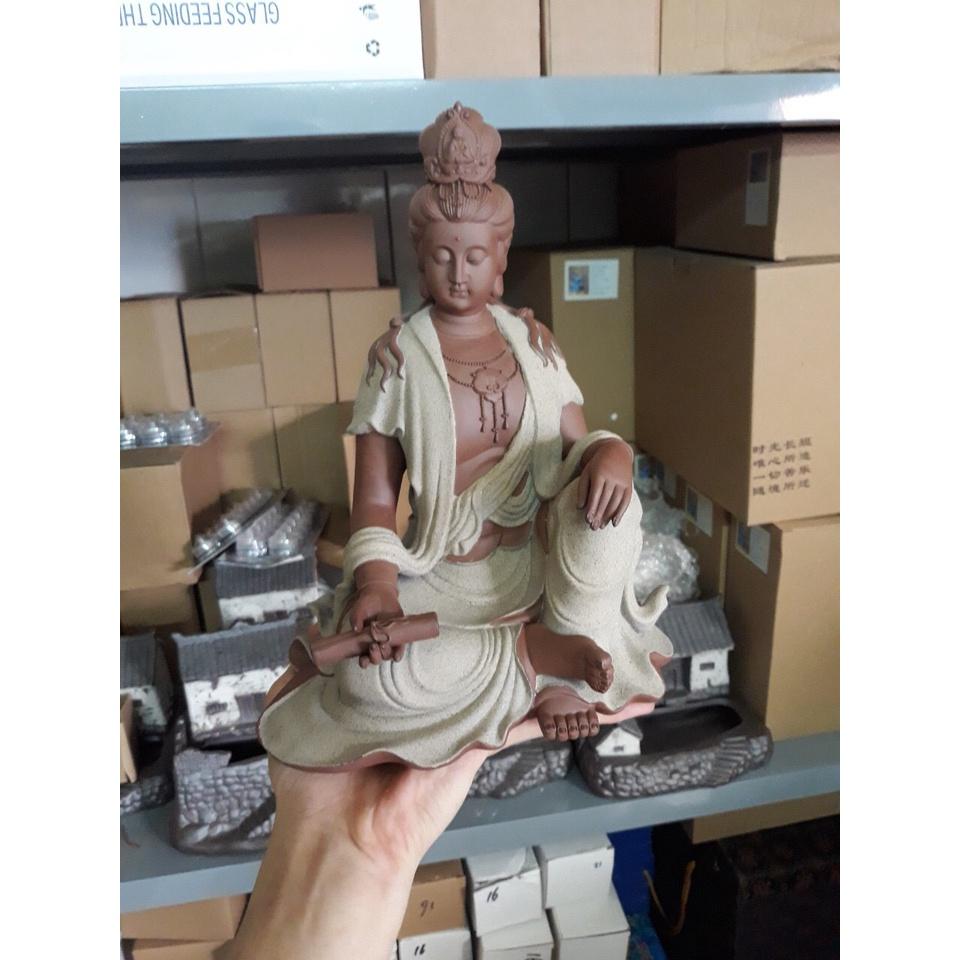 TƯỢNG PHẬT BÀ QUAN ÂM PHỔ HIỀN- TƯỢNG QUAN ÂM BỒ TÁT GỐM TỬ SA CỠ LỚN