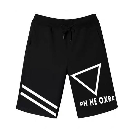 Quần short thun nam in hình tam giác, chất thun da cá mềm mại thoáng mát thấm hút mồ hôi, phong cách trẻ.
