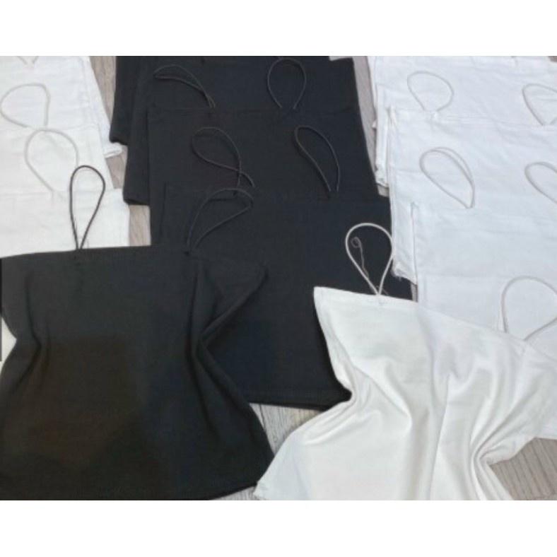 M184. Áo 2 dây cotton nữ dáng dài, áo nữ kiểu hai dây đẹp sang chảnh