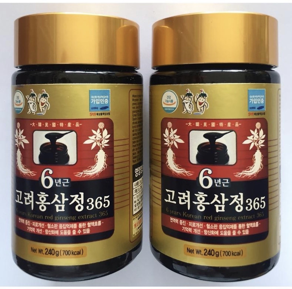 CAO HỒNG SÂM GOLD HÀN QUỐC 240g* 2 LỌ