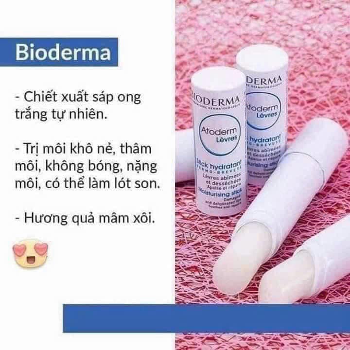 set 2 cây Son dưỡng Bioderma ( không xuất hóa đơn đỏ )