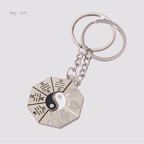 Móc Khóa Hình Bát Quái Lưỡng Nghi