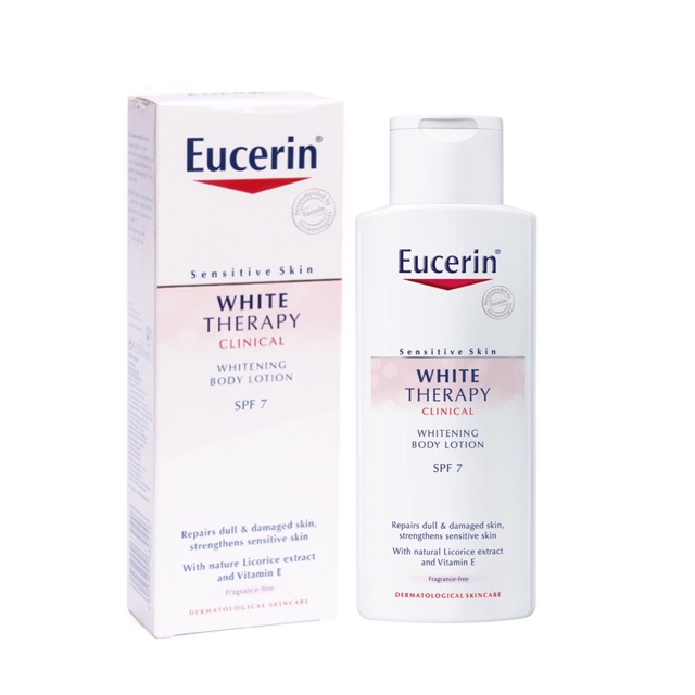 EUCERIN_WHITE THERAPY BODY LOTION SPF7 Sữa dưỡng thể trắng da