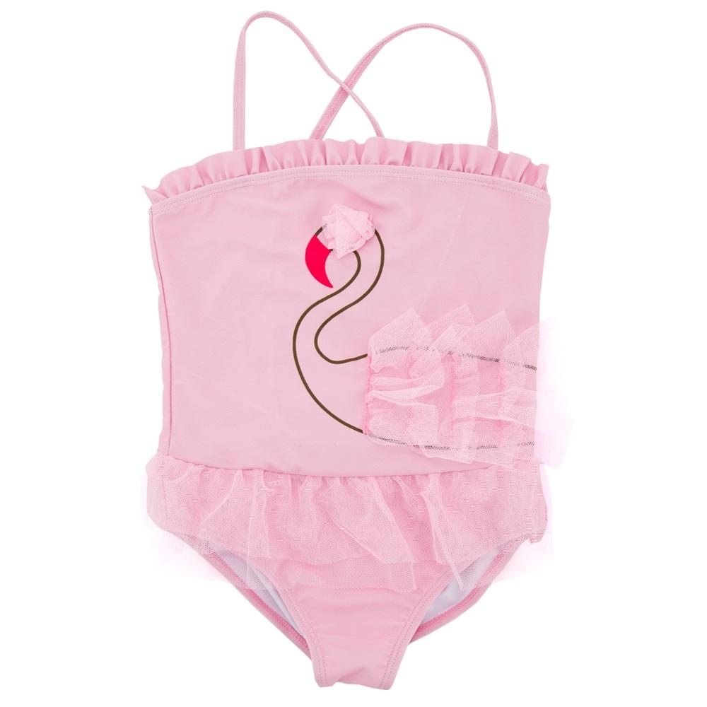 Năm 2021 Cô Gái Áo Bơi Một Mảnh Trẻ Em Màu Hồng Của Đồ Bơi Quần Bơi Trẻ Em Bikini Bộ Áo Tắm
