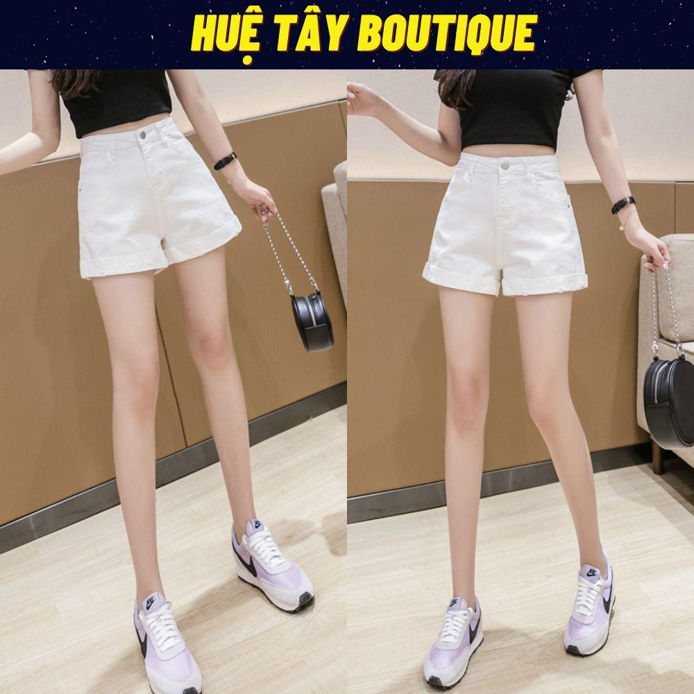 Quần đùi nữ, quần short nữ kaki basic hàn quốc màu đen size S M L SKUQ-14