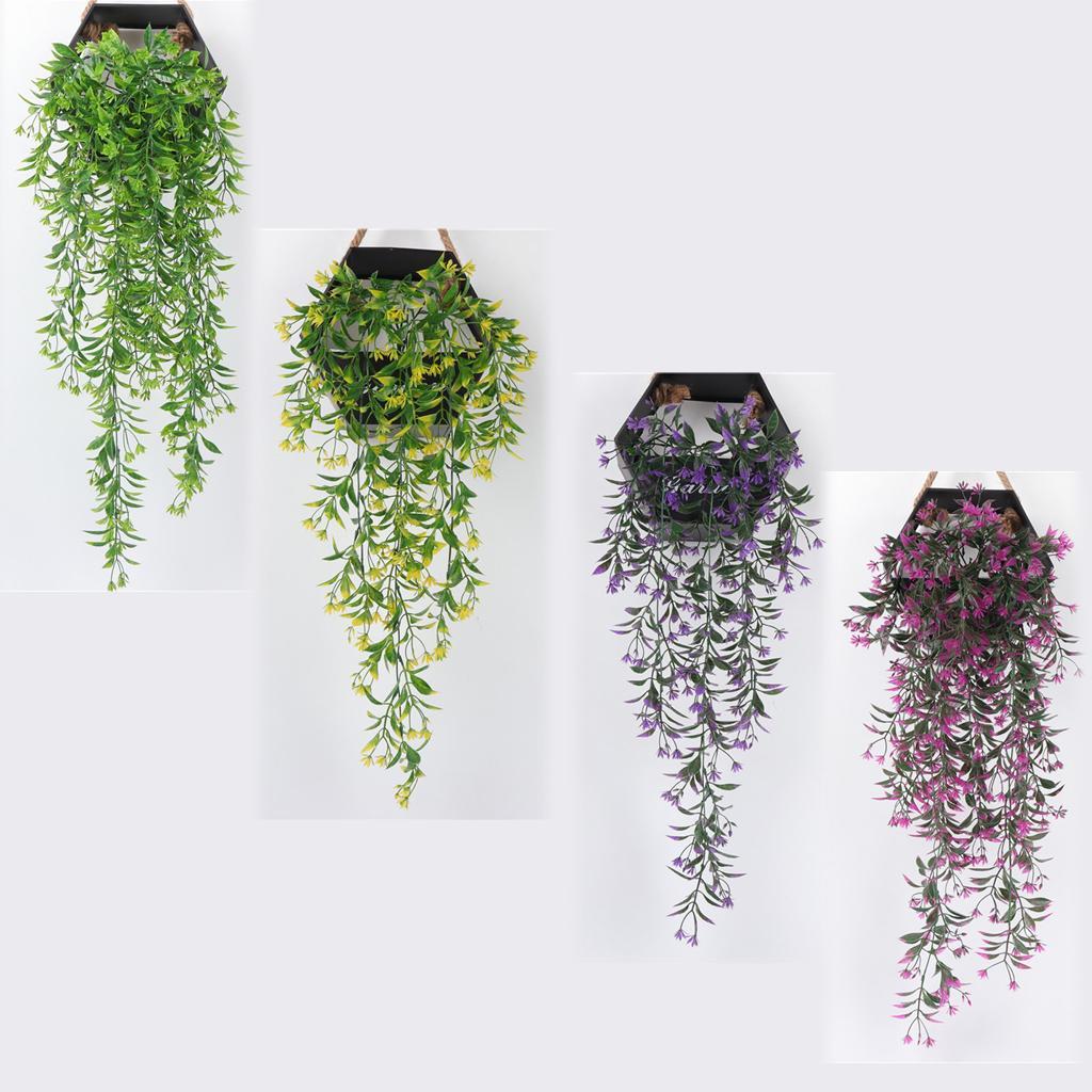 78cm Artificial Flower Plants leaf Vine Hanging Home Garden Decor Green