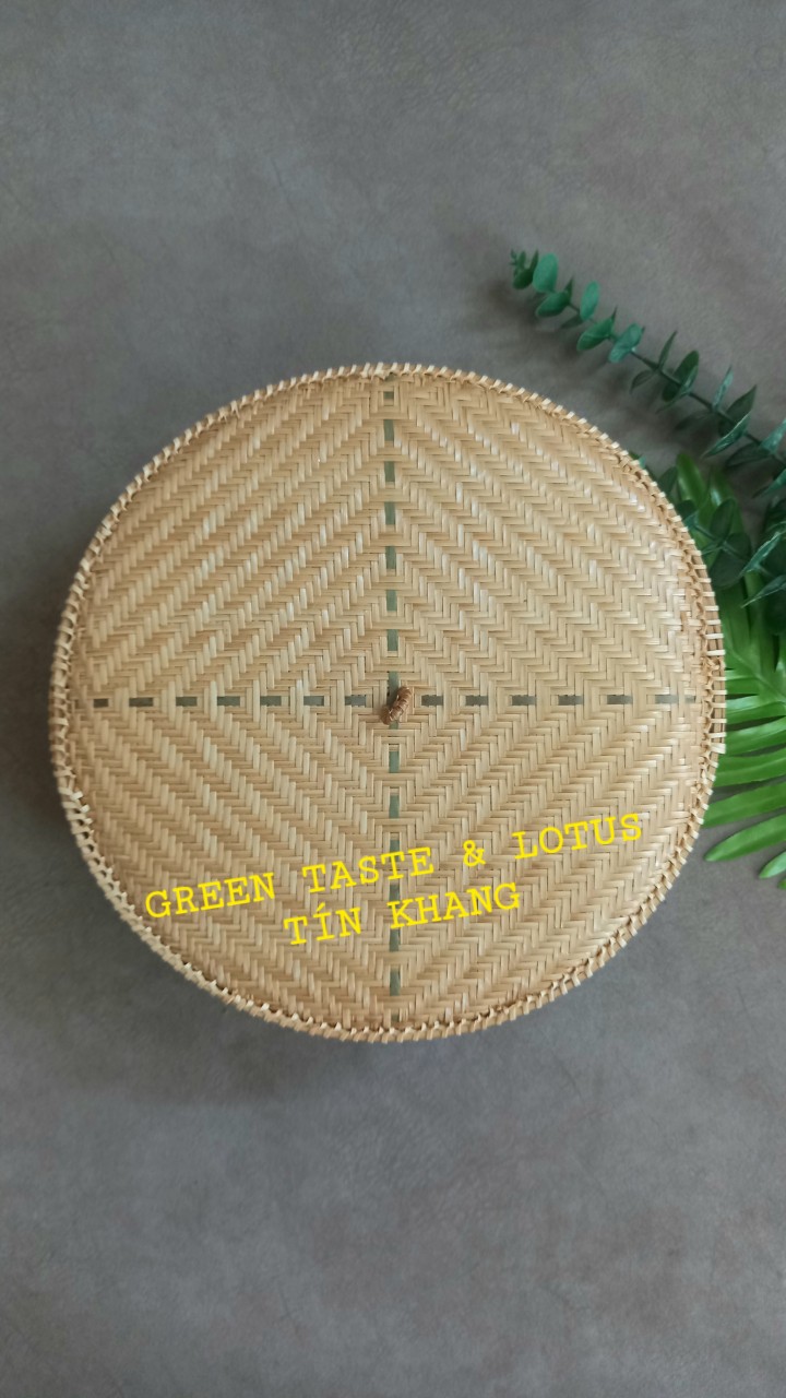 Khay Bánh Mứt Tết Mây Tre Đan Mỹ Nghệ Cao Cấp, Chuẩn Đẹp-KMTMTDTLTK01
