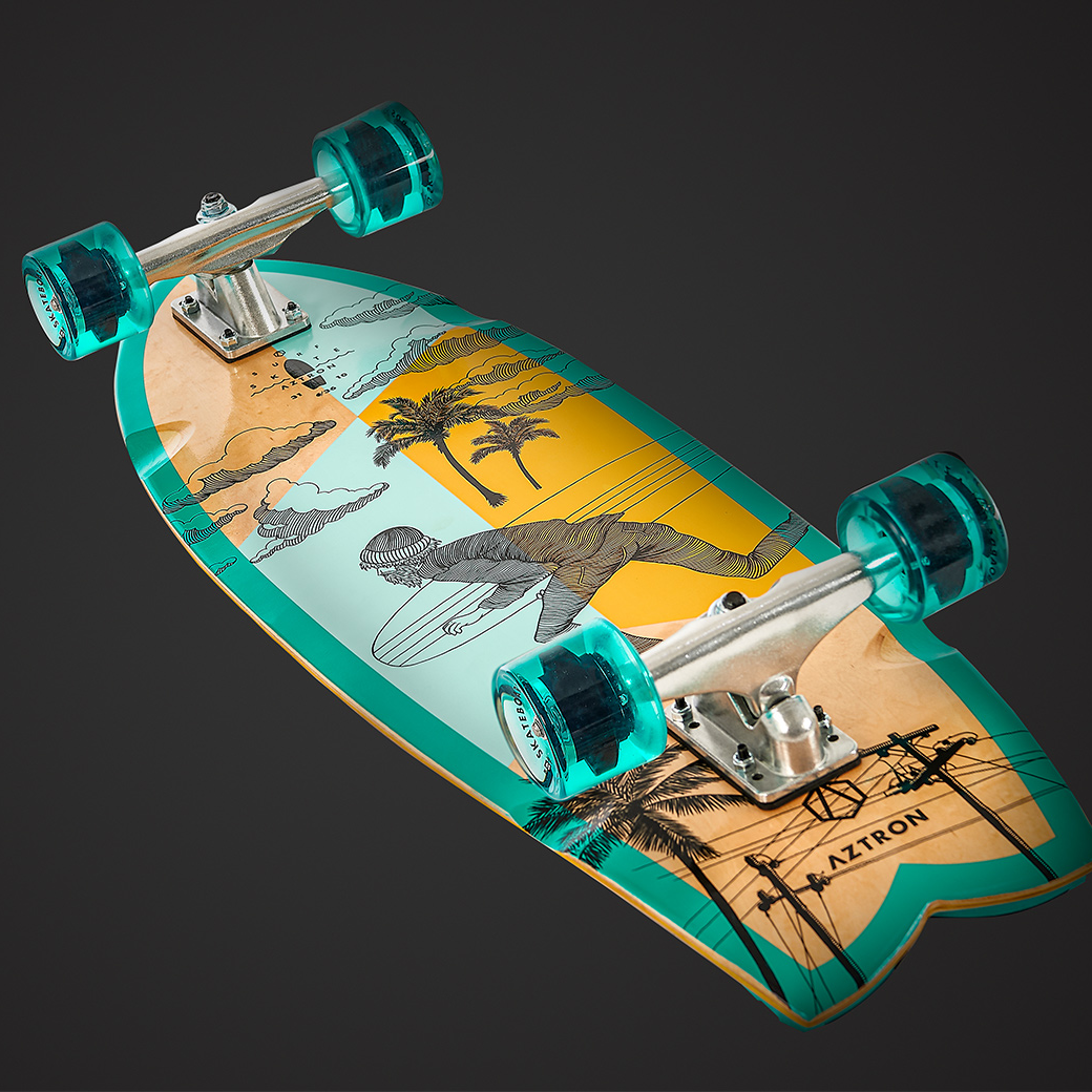 Ván trượt Aztron STREET 31 Surfskate Board AK-302