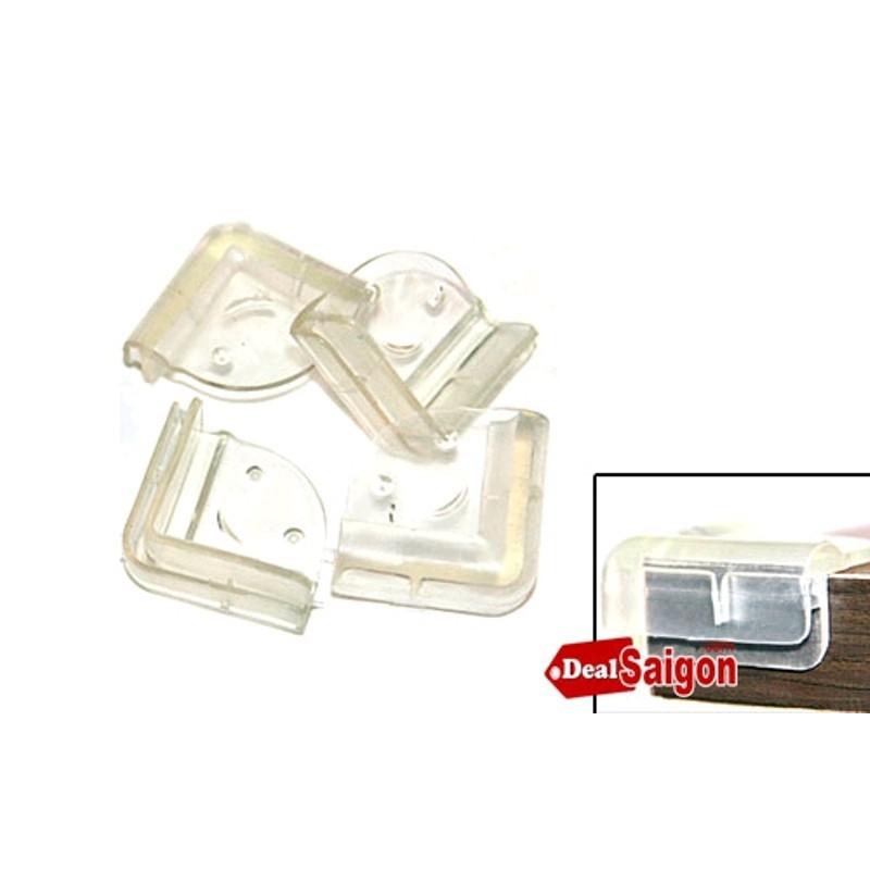 Set 4 chiếc bịt cạnh bàn bằng silicon an toàn