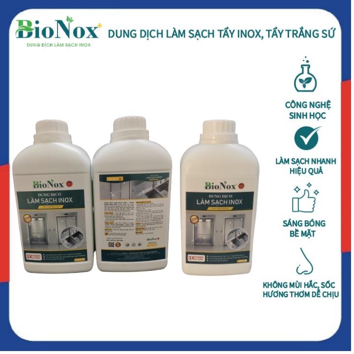 Bionox Sản Phẩm Làm Sạch Tẩy Inox Sáng Bóng Với Công Thức Đặc Biệt Giúp Bóc Tách Nhanh Vết Bẩn