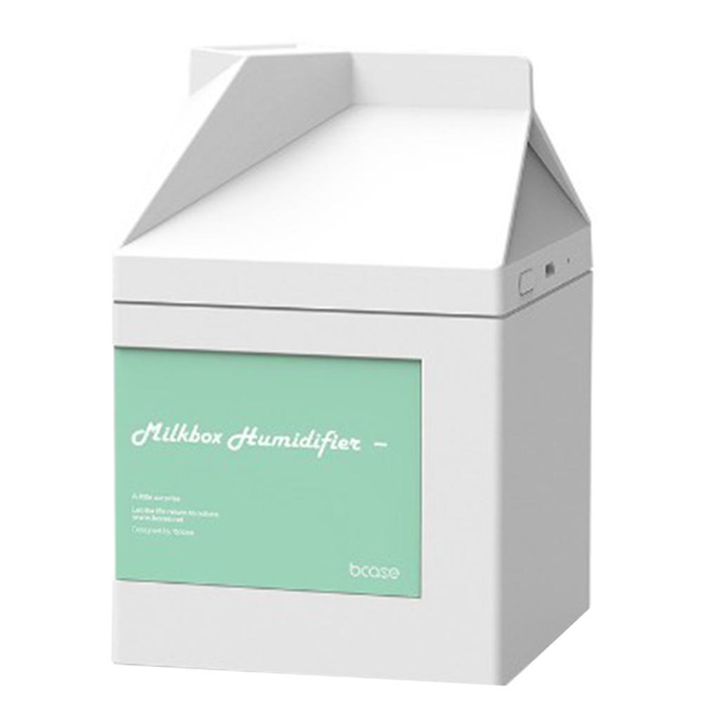 Creative Milk Box Mini Humidifier USB Quiet Office Desk Energy Saving