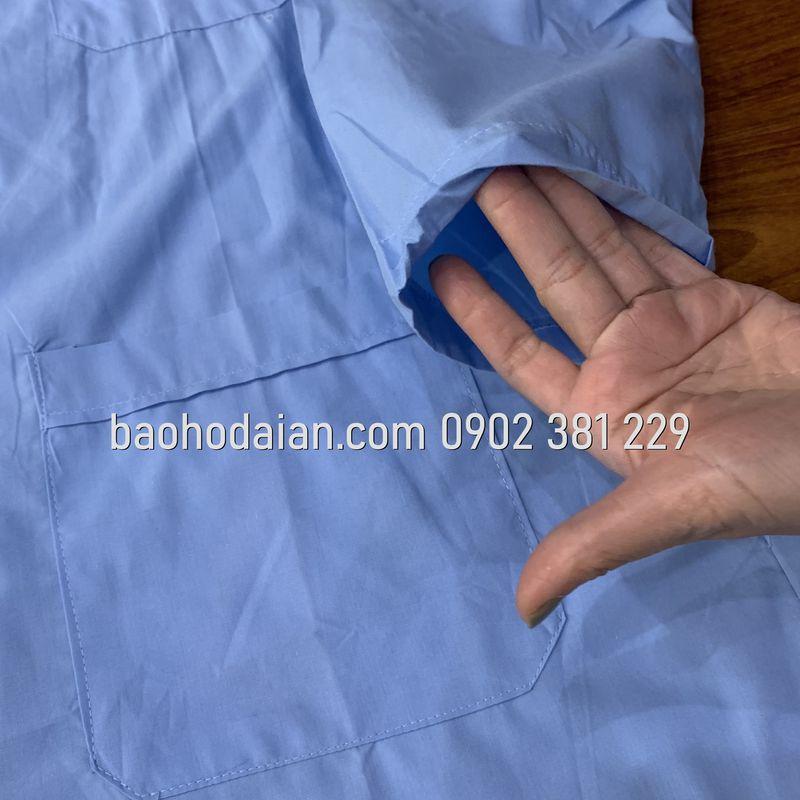 Áo blouse nam nữ dài tay cao cấp (áo blue bác sĩ, dược sĩ, phòng thí nghiệm, thẩm mỹ viện)