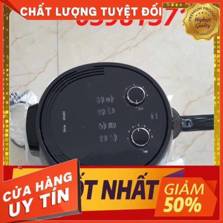 Nồi chiên không dầu 8L Nine Shield KB-6001 Siêu to Màn hình led