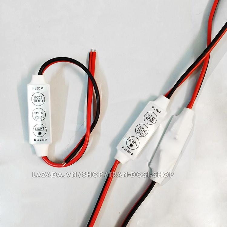 Mạch mini tạo chớp F1 - nhấp nháy nhiều kiểu độ đèn LED ô tô xe máy 12v