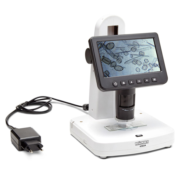 Kính hiển vi điện tử nhỏ gọn Konus 10x-300x LCD Digital Microscope - Hàng nhập khẩu từ Italia