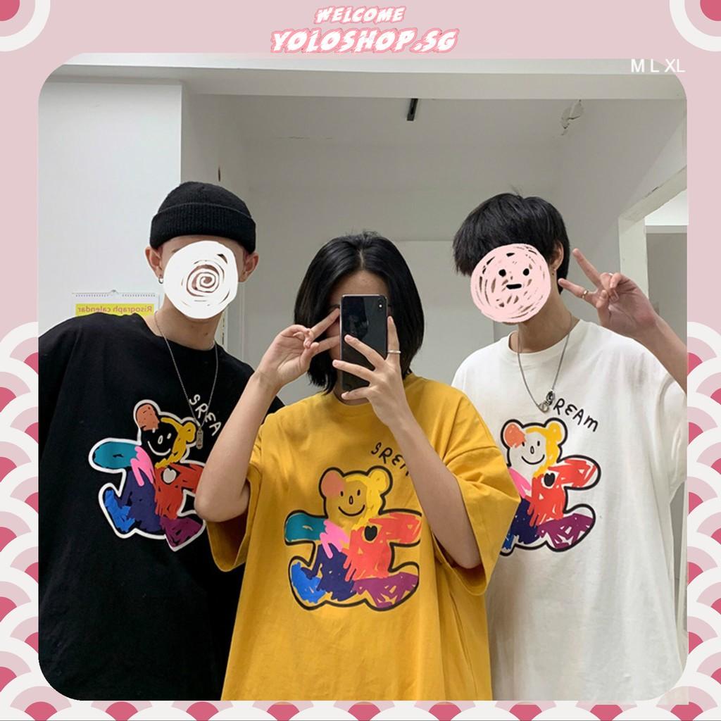 Áo Thun Tay Lỡ Unisex Form Rộng SREAM