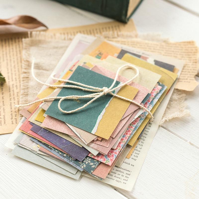 Giấy Nền - Khu Vườn 60 Tờ Giấy Decor Phong Cách Vintage Trang Trí Bullet Journals Và Các Sản Phẩm DIY