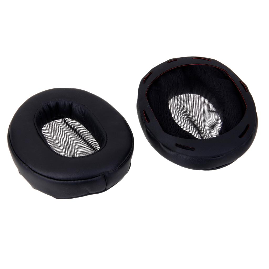 Replacement Ear Cushion Pads Earpads for MDR-1A Headphone Black
