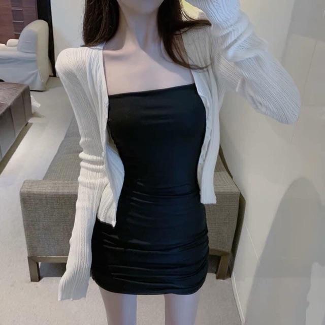 VÁY 2 DÂY SIÊU ĐẸP CHẤT COTTON MỀM MỊN THOÁNG MÁT THỜI TRANG VÁY BODDY 2 DÂY NHỎ 511