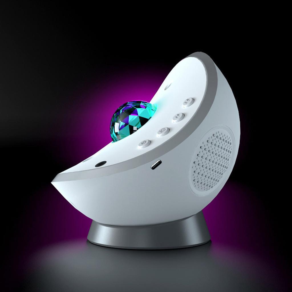 Rotary LED Galaxy Night Light Projector Party Bluetooth Speaker Lamp Remote