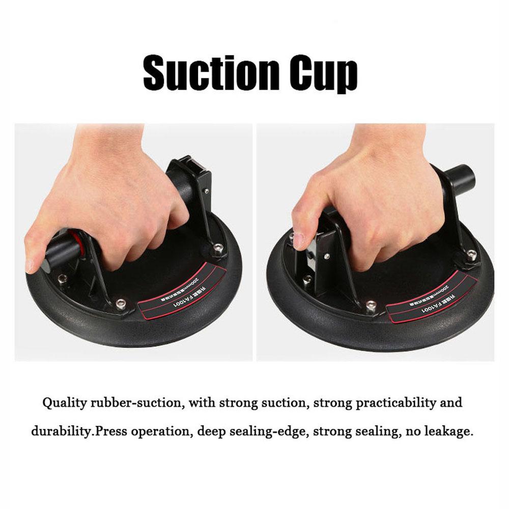 8inch Vacuum Suction Cup 200kg Bearing Capacity Heavy Duty Vacuum Lifter for Granite Glass Lifting