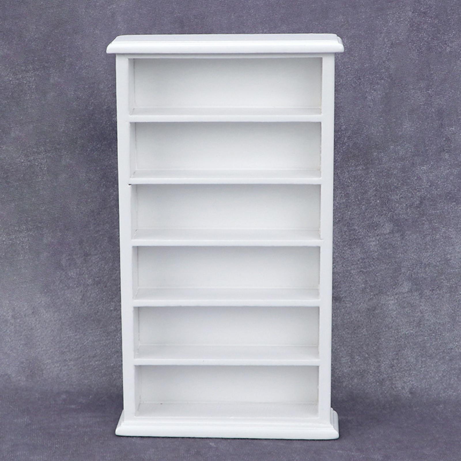 1/12 Dollhouse Miniature Bookcase Dollhouse Furniture Accessory for Children