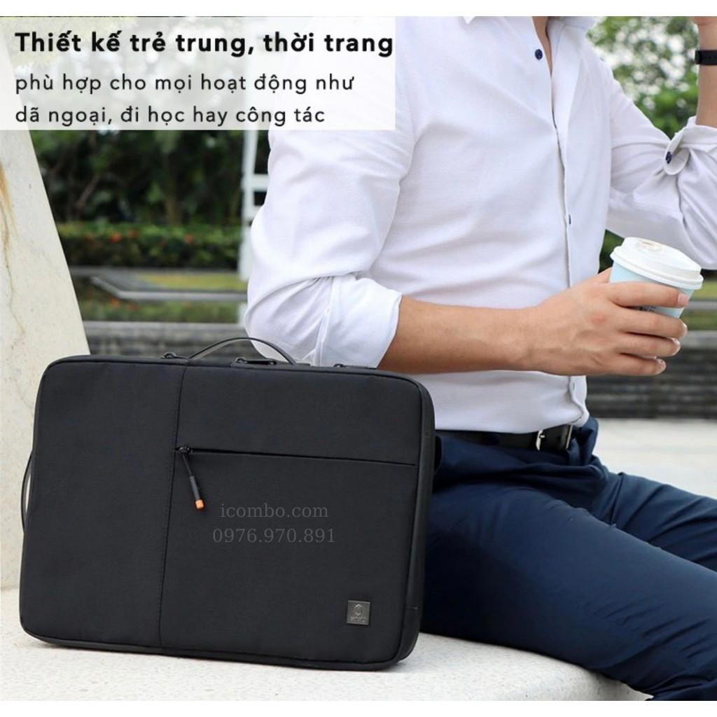 Túi Xách chống sốc Macbook, Laptop 13/14/15/15.6/16inch- Bảo Vệ 360 độ - Wiwu Alpha Double Layer Sleeve-Xách ngang/dọc