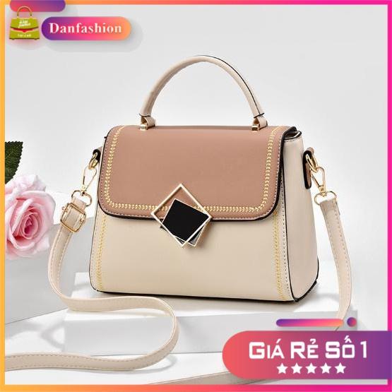 Túi xách nữ da mềm khóa thoi Hàn Quốc KT25 - Danfashion