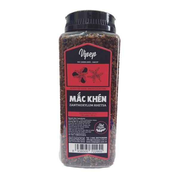 Mắc Khén Tự Nhiên Vipep Hũ Nhựa 250g