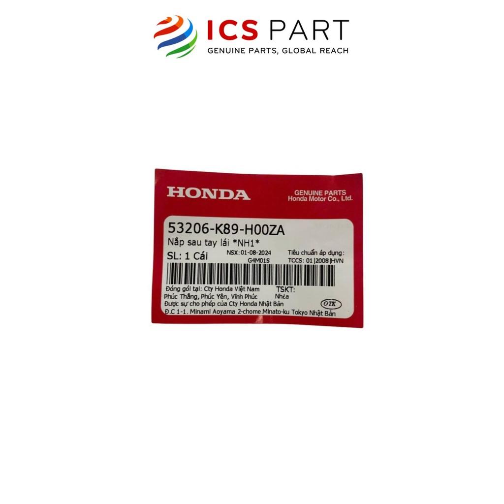 Nắp Sau Tay Lái (Nhựa Gáy) HONDA Wave 110 2017 Đen Nh1 Không Công Tắc Đèn (53206K89H00ZA)