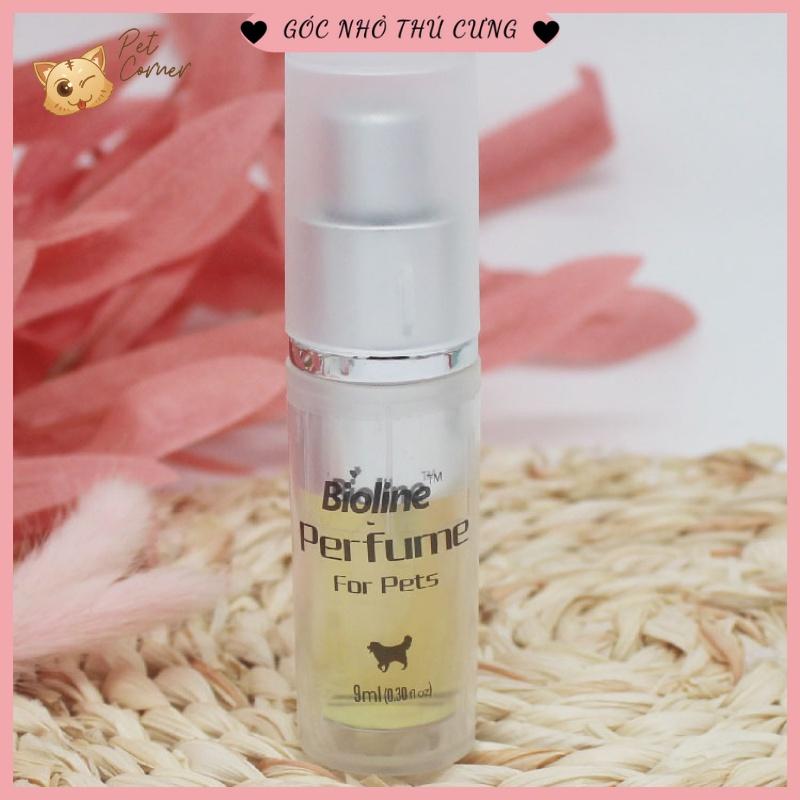 Nước hoa xịt khử mùi cho chó mèo Bioline 9ml