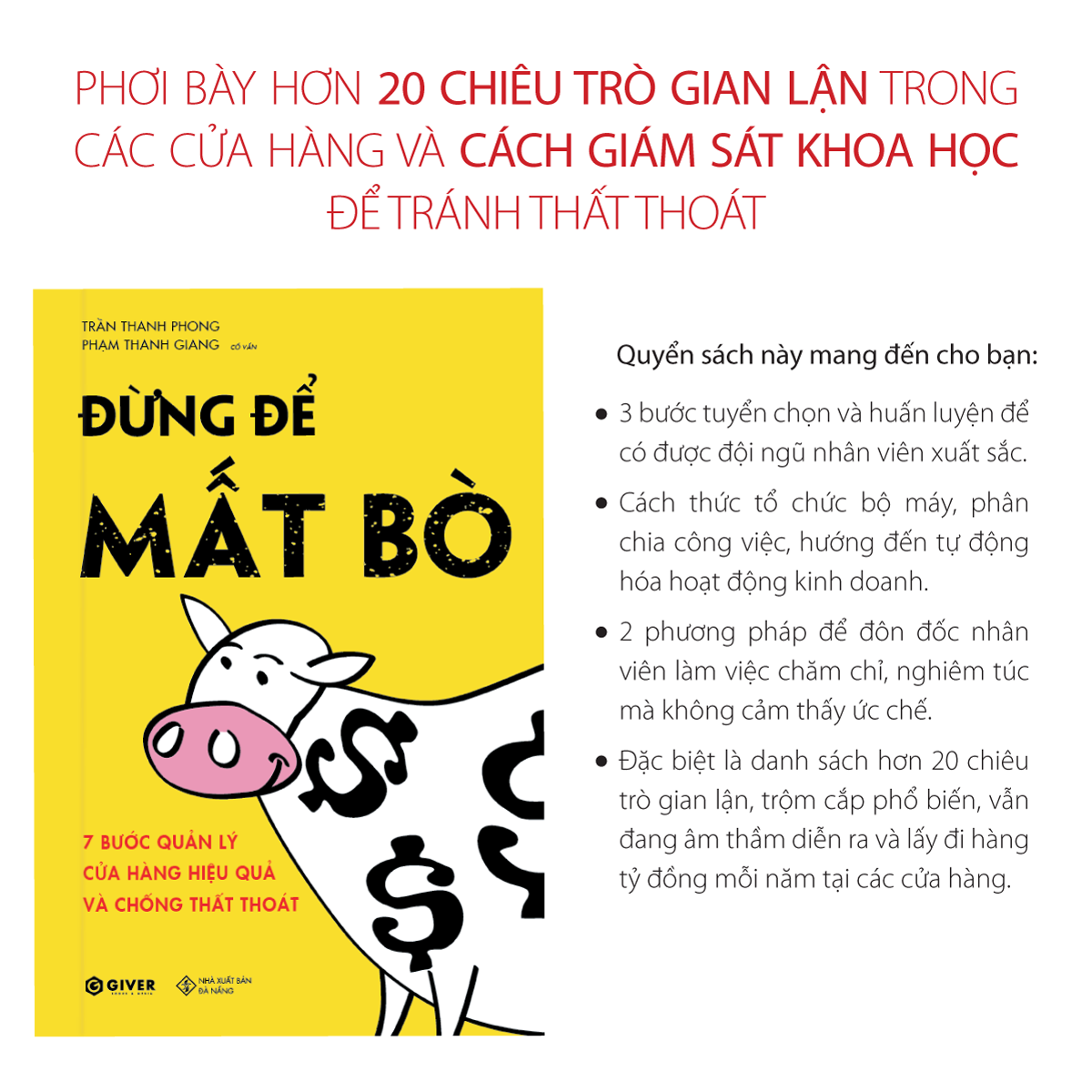 Đừng Để Mất Bò - 7 Bước Quản Lý Cửa Hàng Hiệu Quả Và Chống Thất Thoát