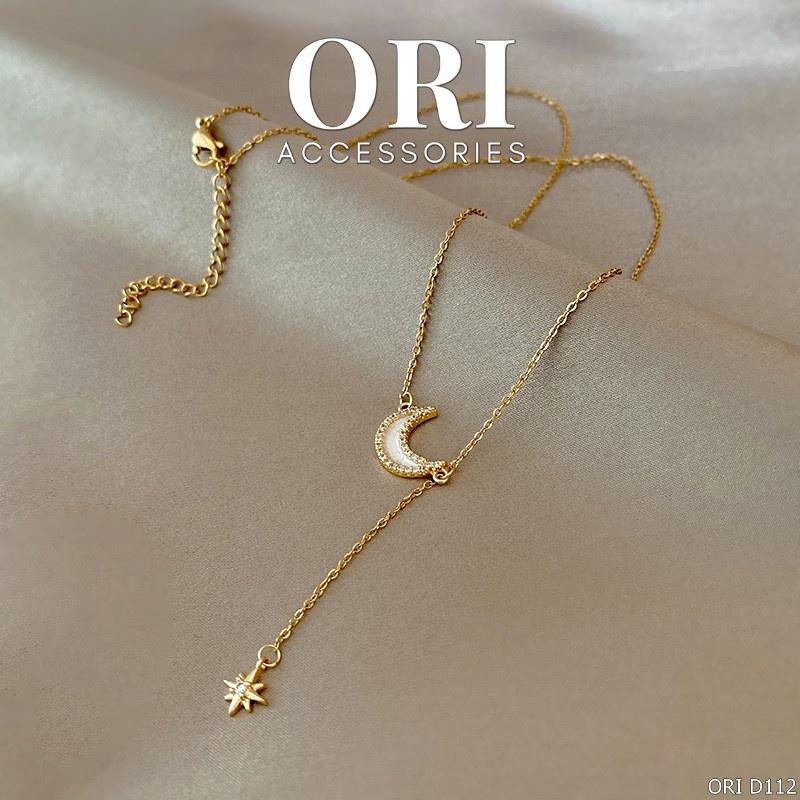 Dây chuyền nữ hình hoa hồng Rosa thời trang ORI ACCESSORIES D112