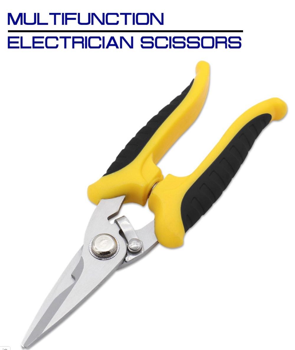 1PC Thép không gỉ Kéo điện đa chức năng cắt thủ công Groove Dây cắt và các dụng cụ cầm tay bằng thép mỏng