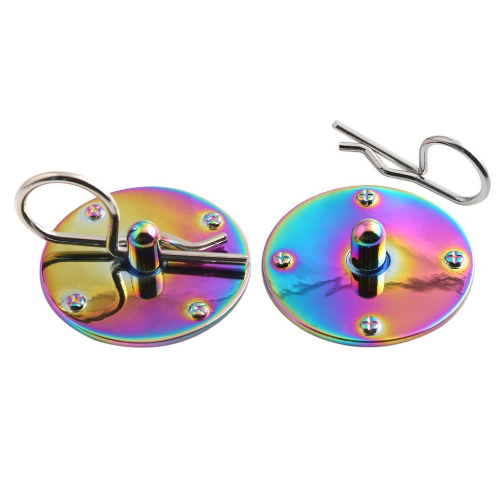 Aluminum Alloy Racing Auto Car Bonnet Plus Flush Hood Latch Pin Kit
