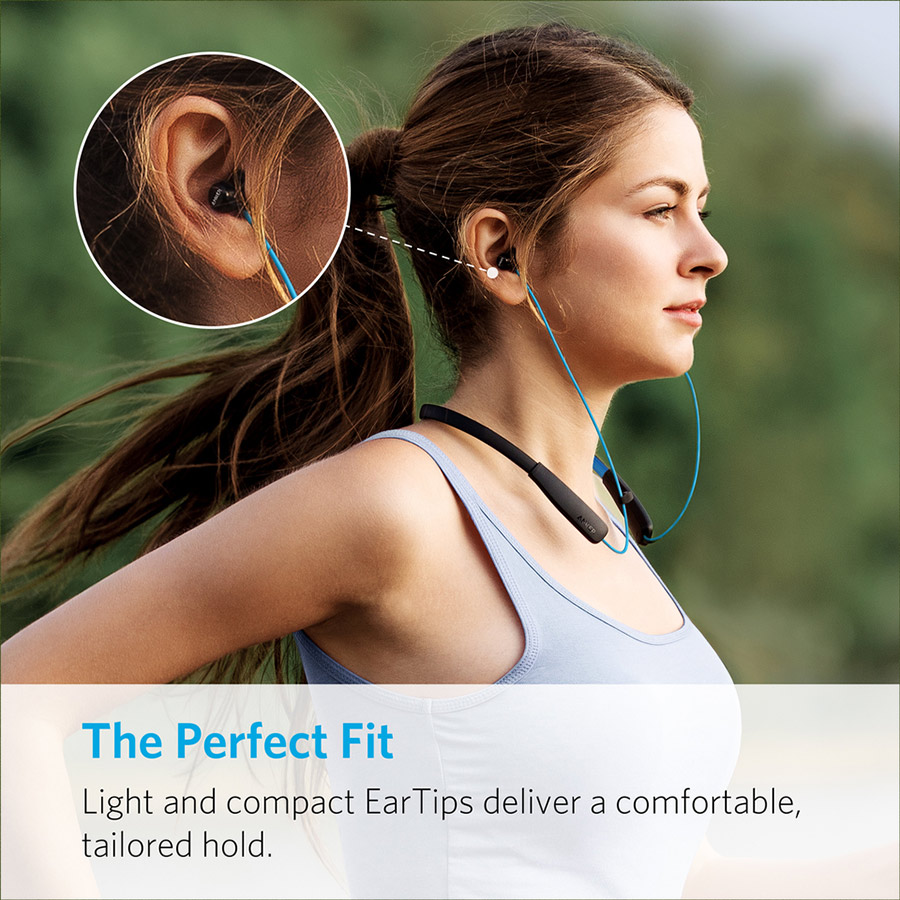 Tai Nghe Bluetooth Thể Thao Anker SoundBuds Lite / Rise A3271 - Hàng Chính Hãng