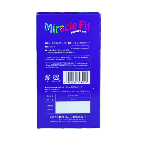 Bao cao su Sagami Miracle fit hộp 10 cái