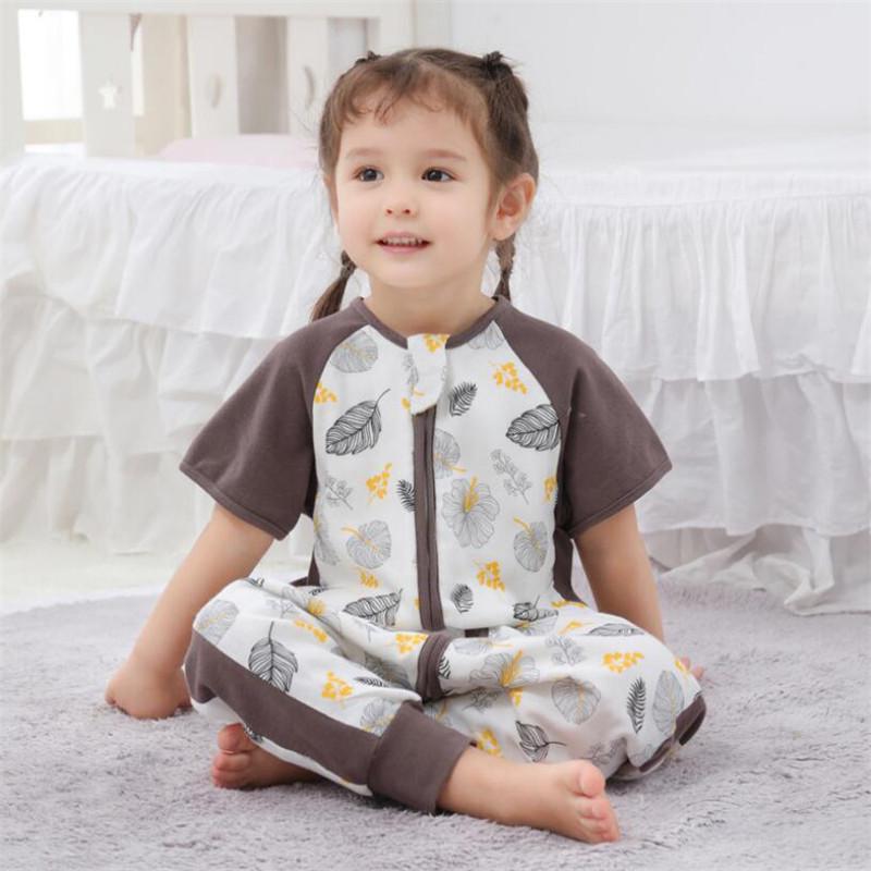 Tre Cotton Muslin Túi Ngủ Cho Bé Cách Nhau Chân Trẻ Em Ngủ Bao Mùa Hè Thoáng Khí Cho Bé Kids Túi Ngủ Đồ Ngủ Bộ Đồ Ngủ