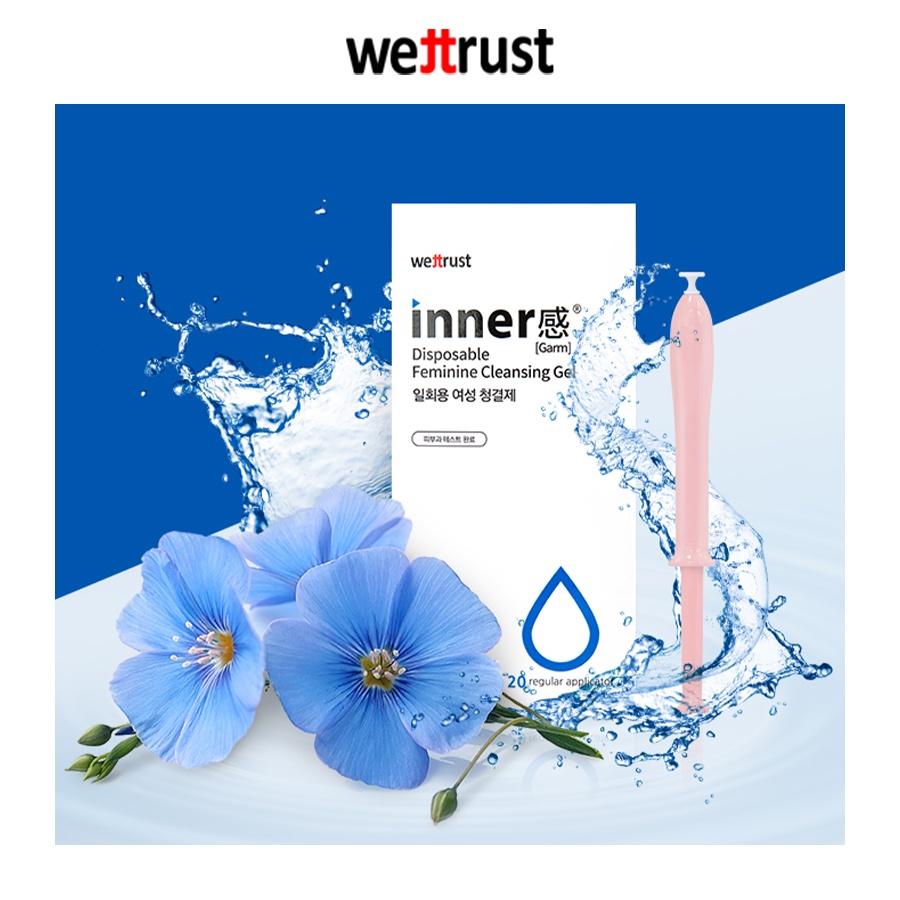 Inner Gel Vệ Sinh Vùng Kín Dạng Gel WETTRUST INNER GARM Disposable Feminine Cleansing Gel x 5 Ống